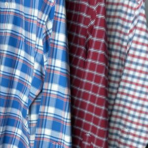 3 Brooks Brothers Regent No Iron Button Down Shirts